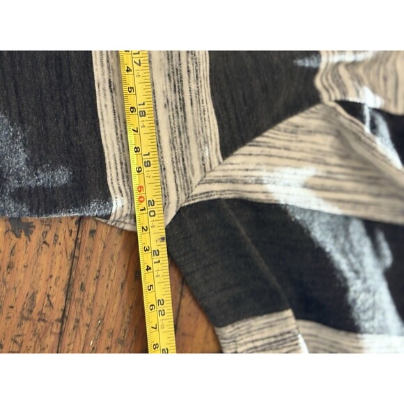 OT Revolution Shirt Mens Size Large Black Gray Heathered Stripe - Picture 4 of 8